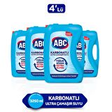 ABC Karbonatlı Normal Jel Çamaşır Suyu 4 x 3250 ml